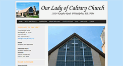 Desktop Screenshot of ourladyofcalvary.org